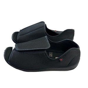 W LESVAGO Size 10 Diabetic Slippers Memory Foam Comfort Shoes Arthritis Open Toe